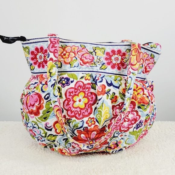 Vera Bradley Hope Garden Shoulder Bag Pocketbook Rn# 156007 Retired - Picture 3 of 12